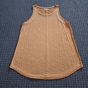 Women's Sleeveless Tank Top in warm yellow color NWOT